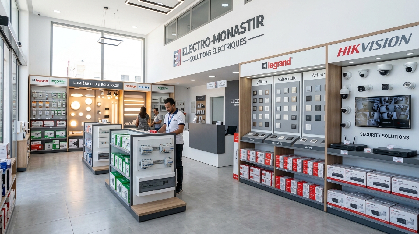 Conseil client dans le showroom SOBRADIS à Monastir